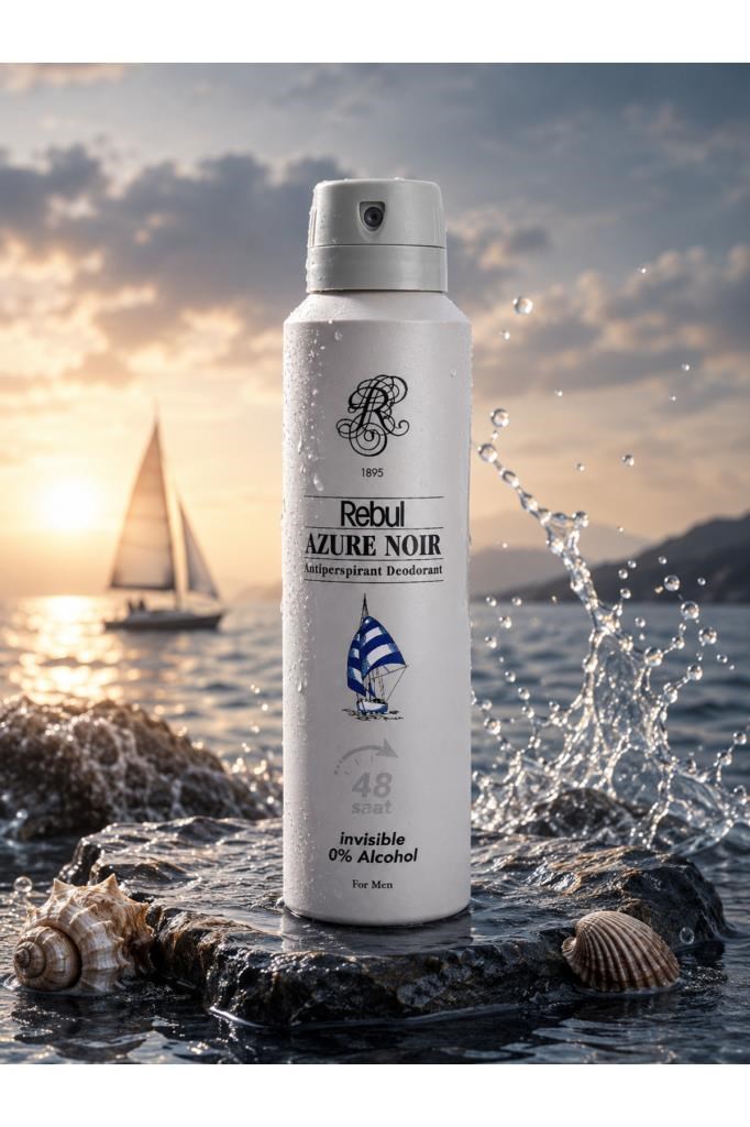 Rebul Azure Noir Erkek Sprey Deodorant 150 ml 