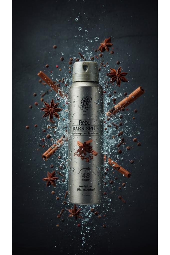 Rebul Dark Spice Erkek Sprey Deodorant 150 ml 