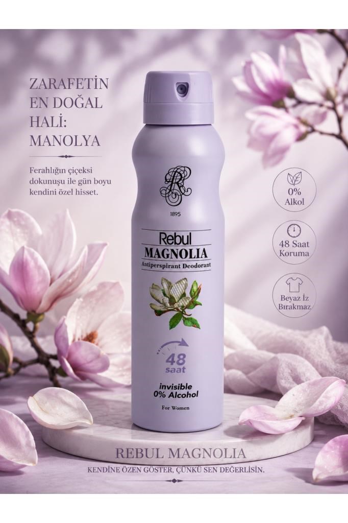 Rebul Magnolia Kadın Sprey Deodorant 150 ml 