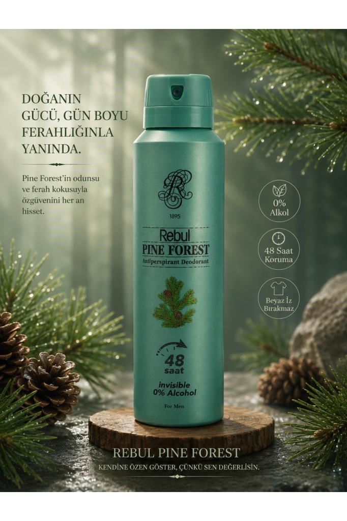 Rebul Pine Forest Erkek Sprey Deodorant 150 ml