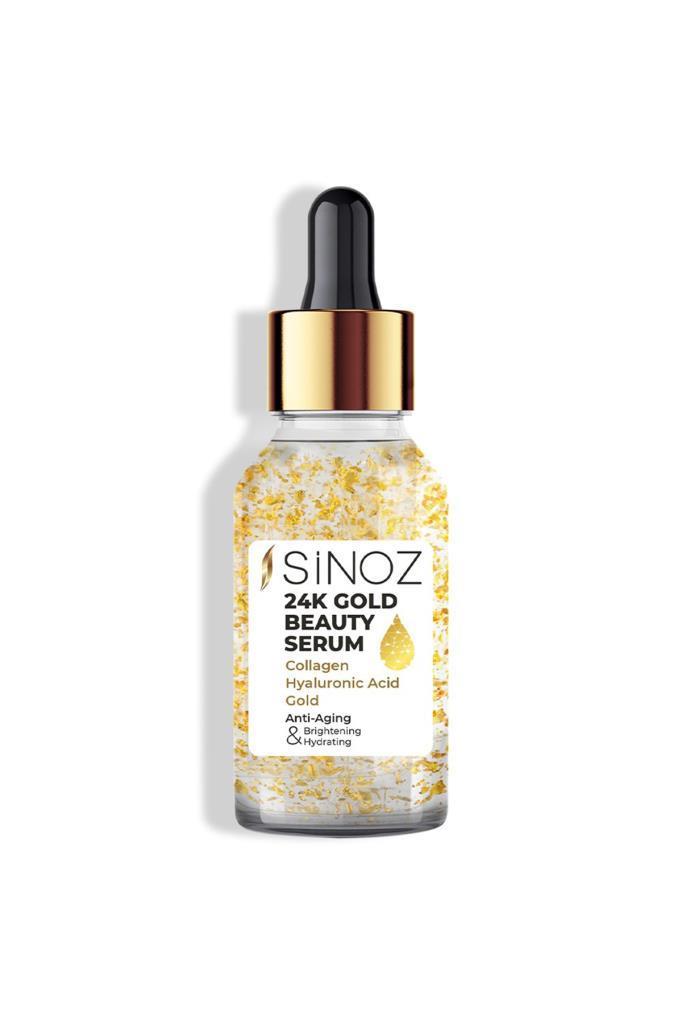 Sinoz 24K Altın Yüz Bakım Serumu 30 ml 