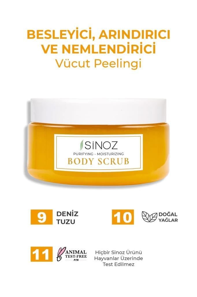 Sinoz Body Scrub Gold Aura Vücut Peelingi 250 ml