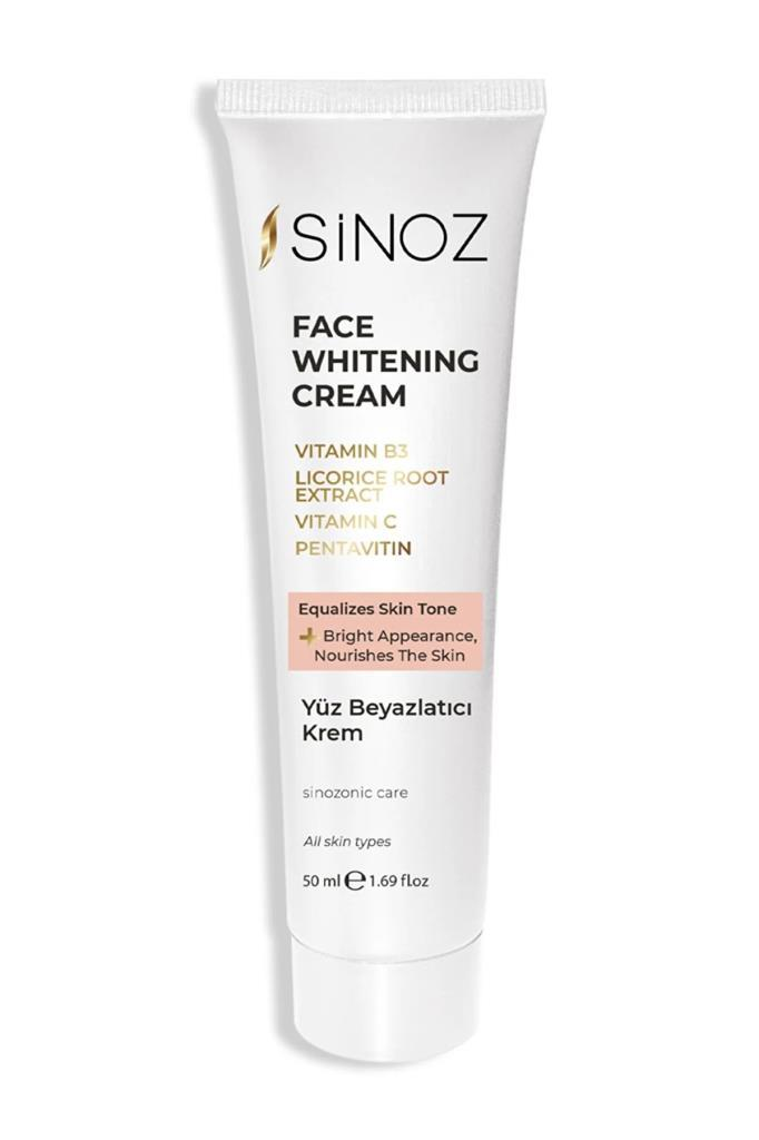 Sinoz Face Whitening Cream Yüz Beyazlatıcı Krem 50 ml