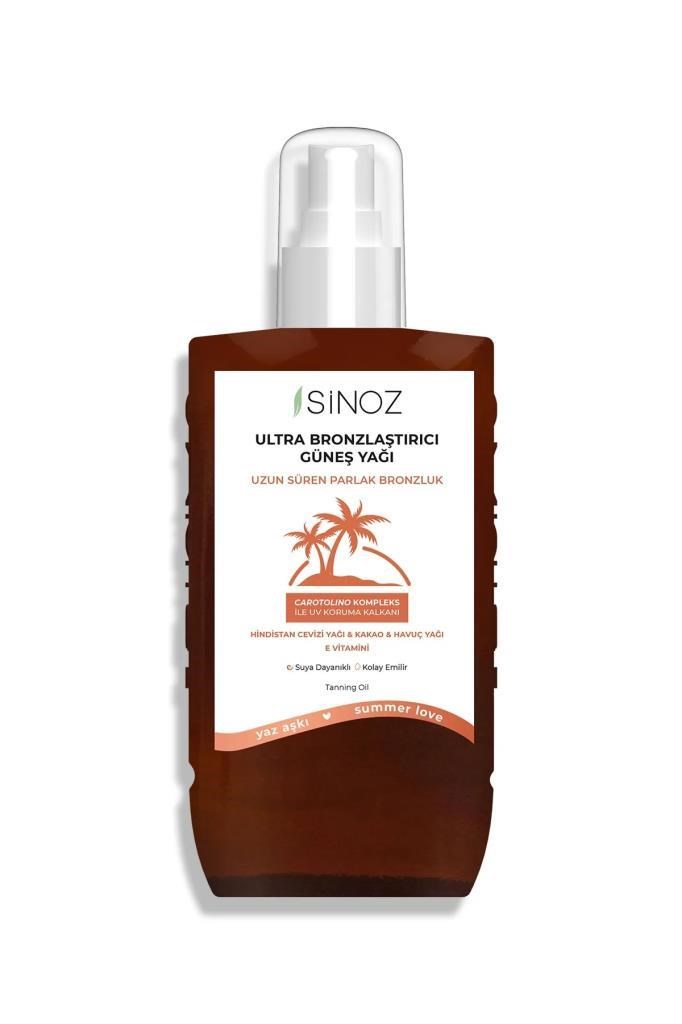 Sinoz Kusursuz Bronzlaştırcı Güneş Yağı 200 ML