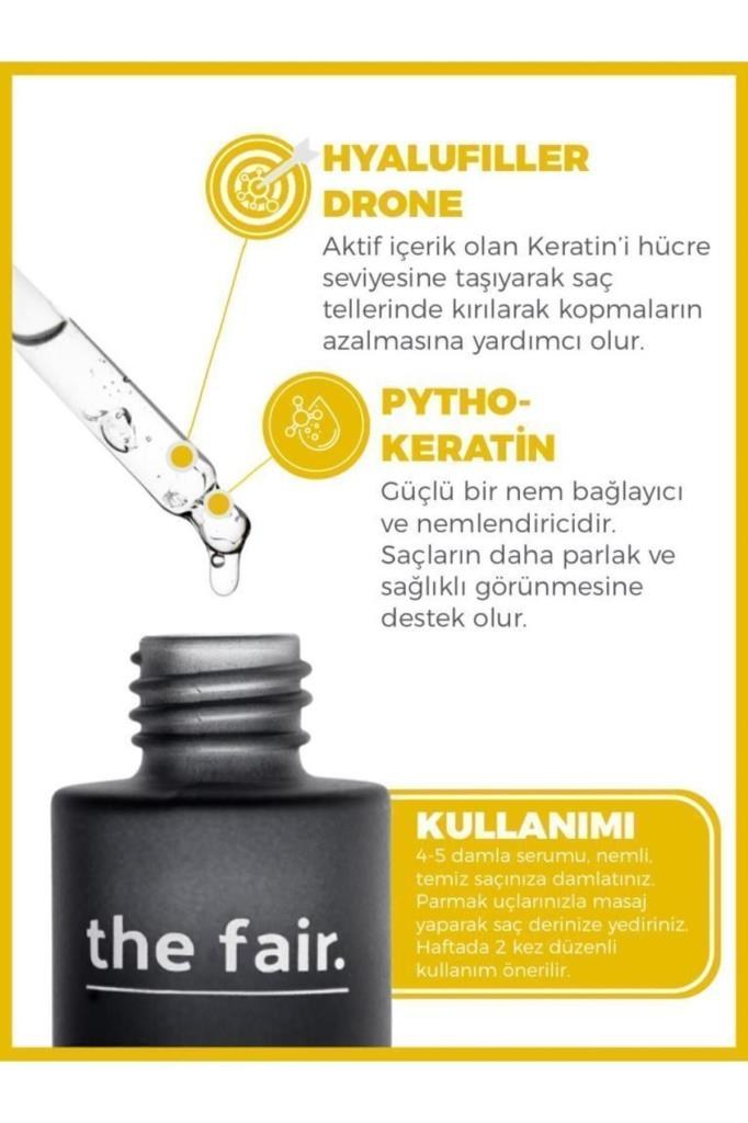 The Fair Drone-Targeted Keratin 50 ml Kırılma Karşıtı Saç Serum 
