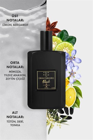 Aqua Di Polo 1987 Gran Paradiso Black EDP 50 ml Erkek Parfüm