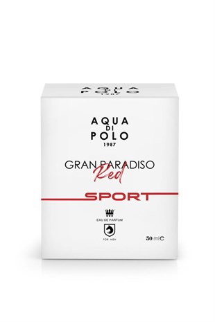 Aqua Di Polo 1987 Gran Paradiso Red Sport EDP 50 ml Erkek Parfüm