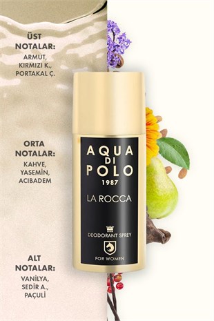 Aqua Di Polo 1987 La Rocca 150 ml Kadın Deodorant Spreyi