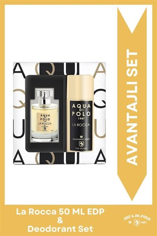 Aqua Di Polo 1987 La Rocca 50 ml Kadın Parfüm Seti