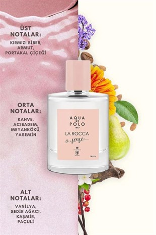 Aqua Di Polo 1987 La Rocca Sense EDP 50 ml Kadın Parfüm Seti 