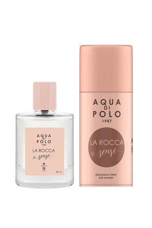 Aqua Di Polo 1987 La Rocca Sense EDP 50 ml Kadın Parfüm Seti 