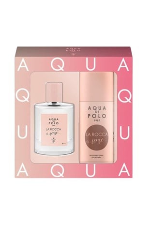 Aqua Di Polo 1987 La Rocca Sense EDP 50 ml Kadın Parfüm Seti 