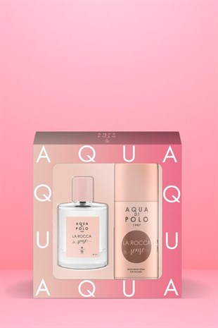 Aqua Di Polo 1987 La Rocca Sense EDP 50 ml Kadın Parfüm Seti 