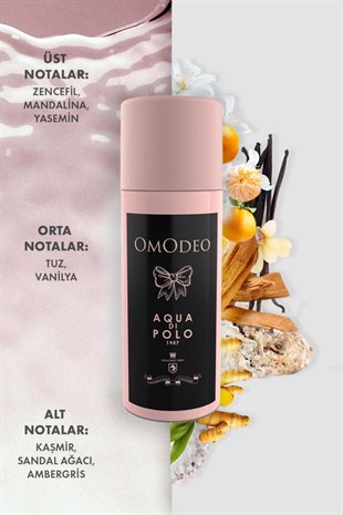 Aqua Di Polo 1987 Omodeo 150 ml Kadın Deodorant Spreyi