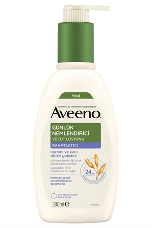 Aveeno Günlük Nemlendirici Vücut Losyonu - Lavanta 300 ml