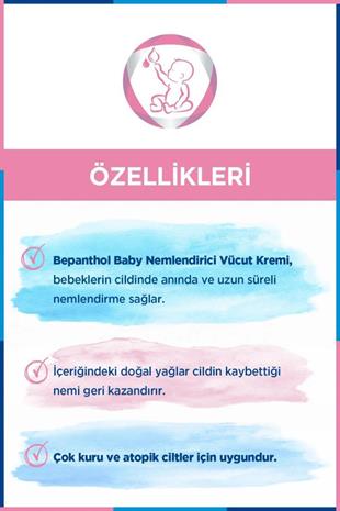 Bepanthol Baby Nemlendirici Vücut Kremi 200 ml 