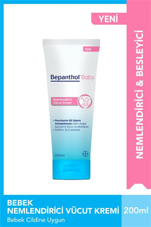 Bepanthol Baby Nemlendirici Vücut Kremi 200 ml 