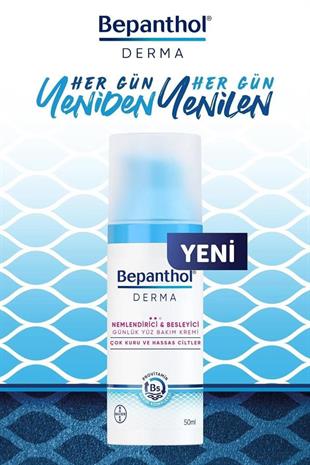 Bepanthol Derma Nemlendirici & Besleyici Günlük Yüz Bakım Kremi 50 ml
