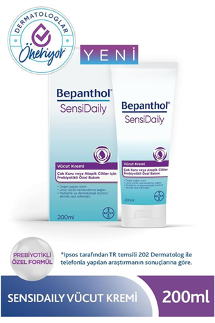 Bepanthol SensiDaily 200 ml Vücut Kremi