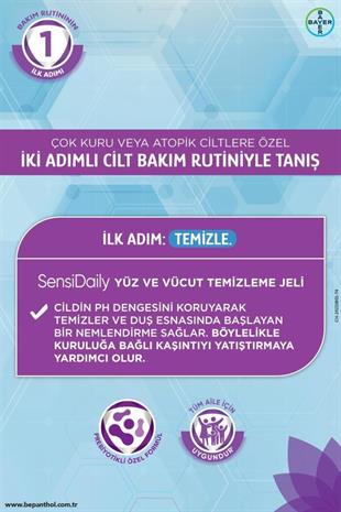 Bepanthol SensiDaily Yüz ve Vücut Temizleme Jeli 200 ml