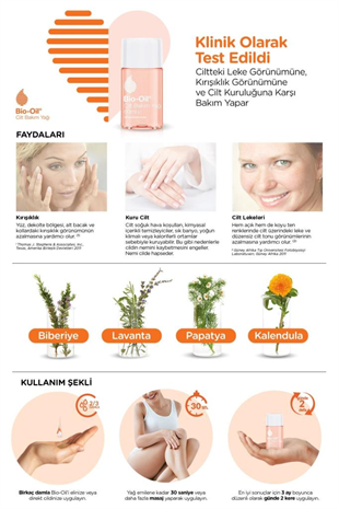 Bio-Oil Bio Oil Çatlak Karşıtı & Nemlendirici Cilt Bakım Yağı 125 ml - Yeni Formül