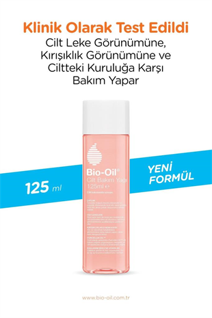 Bio-Oil Bio Oil Çatlak Karşıtı & Nemlendirici Cilt Bakım Yağı 125 ml - Yeni Formül