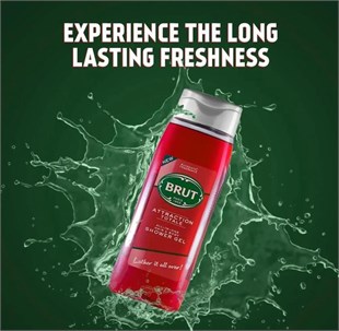 Brut Attraction Totale Hair&Body Shower Gel 500 ml Duş Jeli