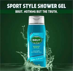 Brut Sport Style Hair&Body Shower Gel 500 ml Duş Jeli