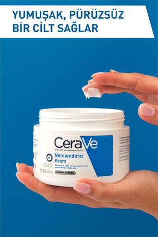 CeraVe Yüz Ve Vücut Nemlendirici Krem Kuru Ciltler Için 340 gr