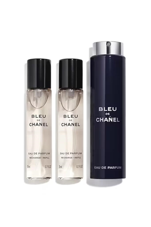 Chanel Bleu De Chanel Twist And Spray EDP 3*20 ml Erkek Parfüm