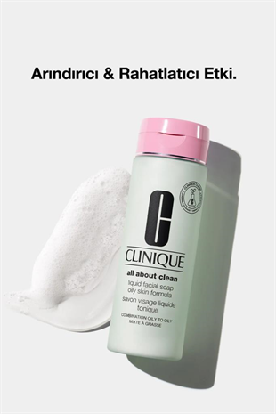 Clinique All About Clean Facial Soap Oily Skin 400 ml  Yüz Temizleme Jeli
