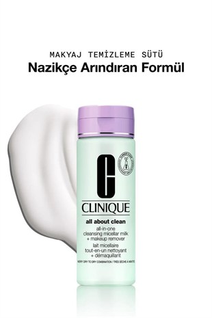 Clinique All About One Clean Milk Dry Skin 200 ml Yüz Temizleyici