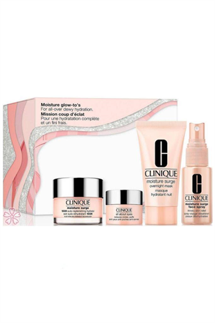Clinique Moisture Glow-To‘s Derinlemesine Nem Sağlayan Yüz Bakım Seti