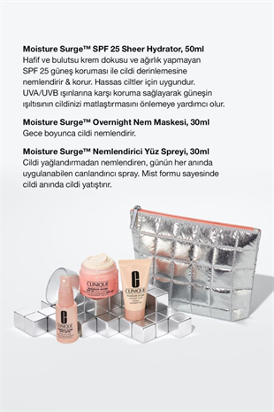 Clinique Moisture Meets SPF25 50 ml Cilt Bakım Seti