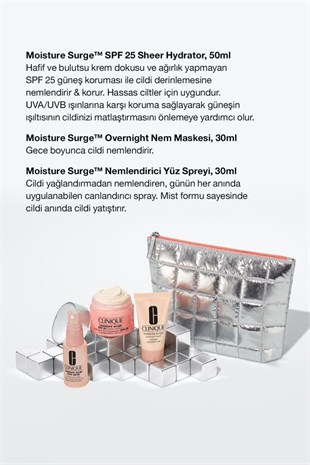 Clinique Moisture Meets SPF25 50 ml Cilt Bakım Seti