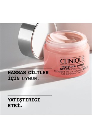Clinique Moisture Surge SPF25 Sheer Hydrator 50 ml Yüz Nemlendirici