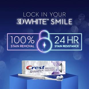 Crest 3D White Brilliance Vibrant Pepermint 110 gr Diş Macunu