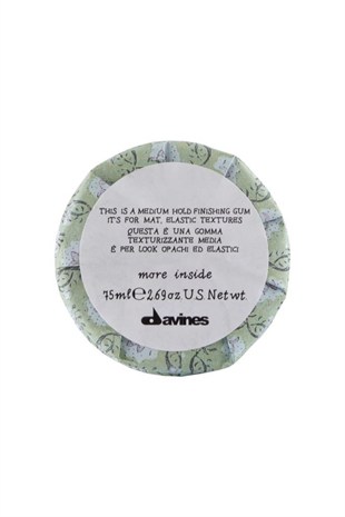 Davines More Inside Medium Hold Finish Gum 75 ml Saç Orta Tutucu Sonlandırma Sakızı