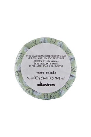 Davines More Inside Medium Hold Finish Gum 75 ml Saç Orta Tutucu Sonlandırma Sakızı