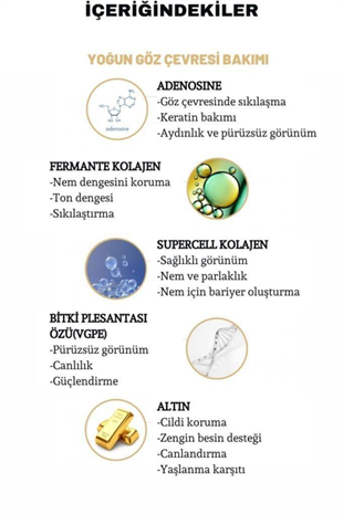 Dermal Gold Flash Foil Göz Maskesi 4 Gr