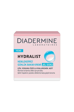 Diadermine Hydralist Nemlendirici Bakım Kremi Jel Doku 50 ml