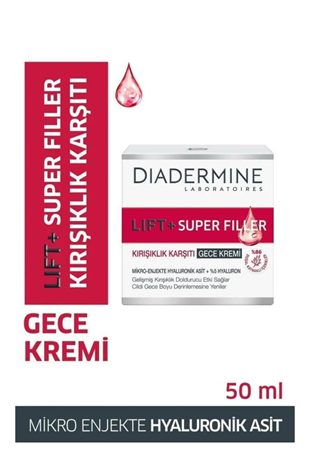 Diadermine Lift+Super Filler Gece Kremi 50 ml