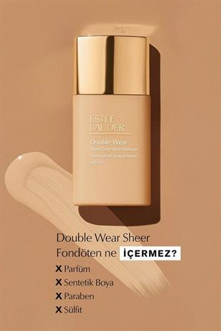 Estee Lauder Double Wear Sheer Makeup 2C0 Cool Van Fondöten
