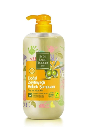 Eyüp Sabri Tuncer Doğal Zeytinyağlı Bebek Şampuanı 600 ml