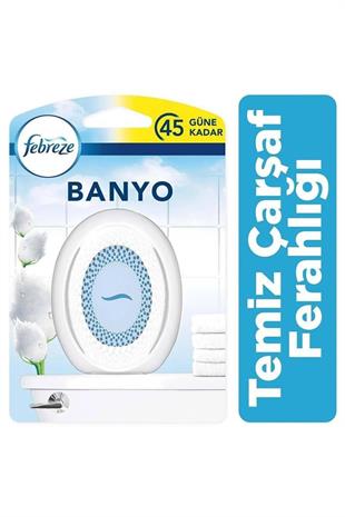 Febreze Banyo Hava Ferahlatıcı Temiz Çarşaf Ferahlığı 7.5 ml