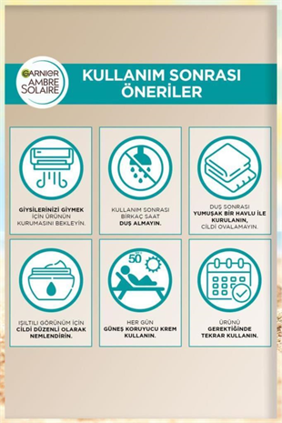 Garnier Ambre Solaire Natural Bronzer Güneşsiz Bronzlaştırıcı Sprey 150 ml