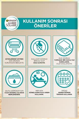 Garnier Ambre Solaire Natural Bronzer Güneşsiz Bronzlaştırıcı Sprey 150 ml