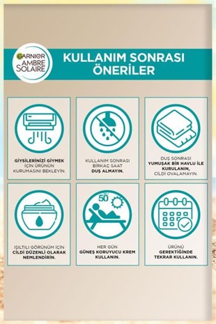Garnier Ambre Solaire Natural Bronzer Güneşsiz Bronzlaştırıcı Sprey 150 ml