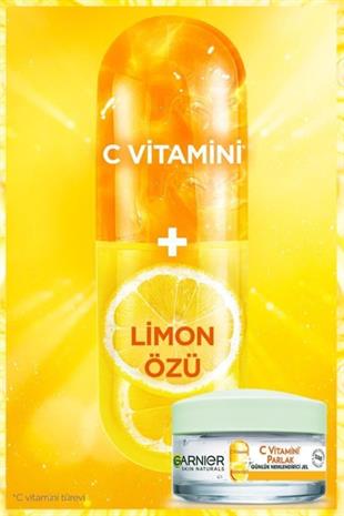 Garnier C Vitamini Parlak Günlük Nemlendirici Jel 50 ml