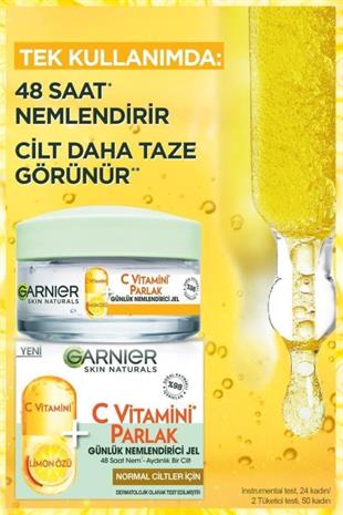 Garnier C Vitamini Parlak Günlük Nemlendirici Jel 50 ml